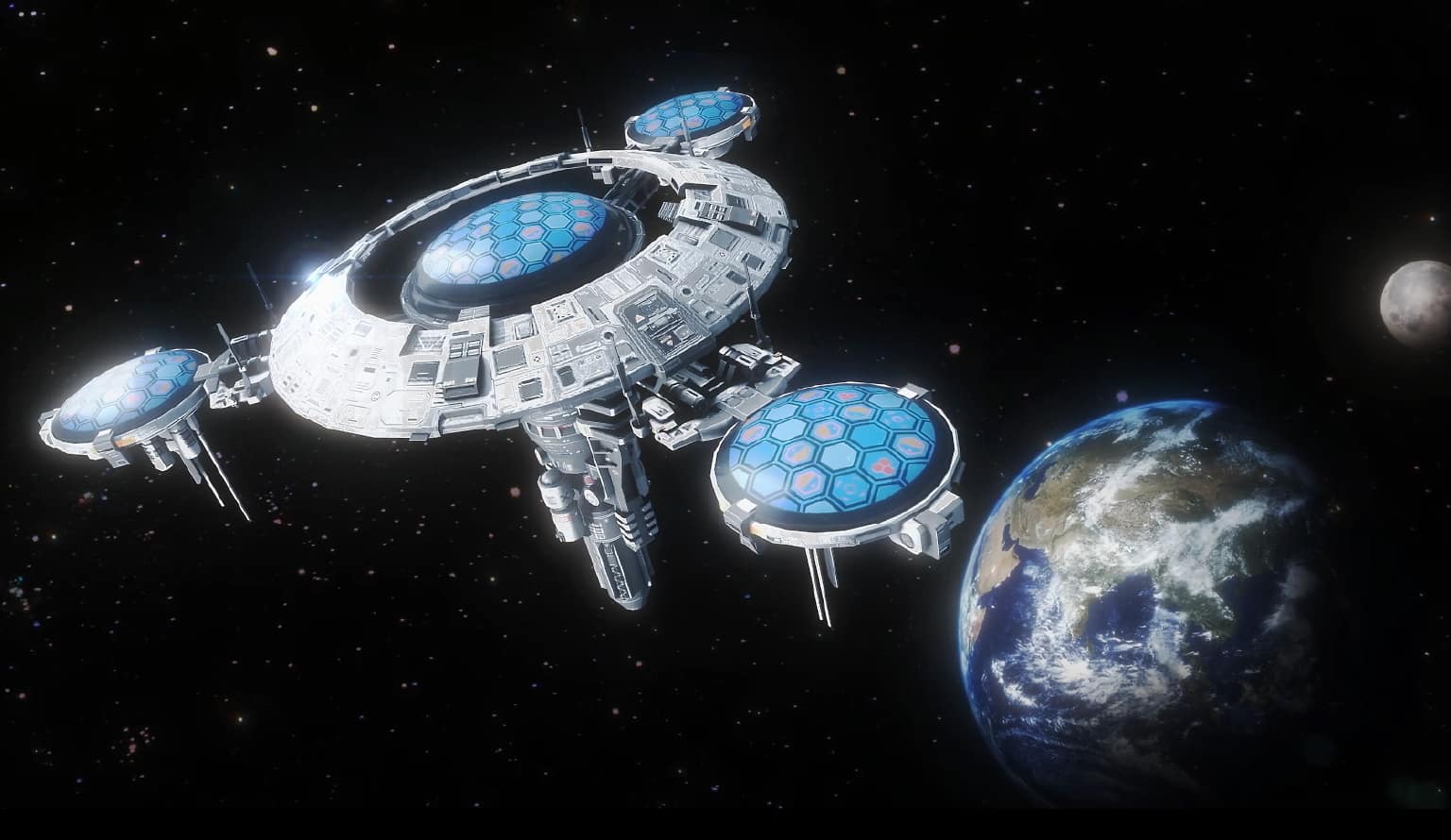 超巨大宇宙ステーション「YAMATO」のイメージ